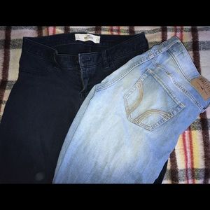2 pairs of Hollister Jeans.